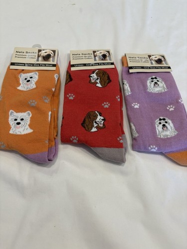 Pair nola socks nwt unisex - nola,