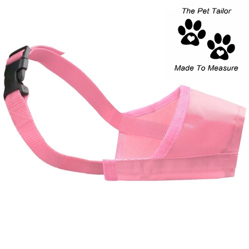 Westie dog muzzle pink nylon - westie,