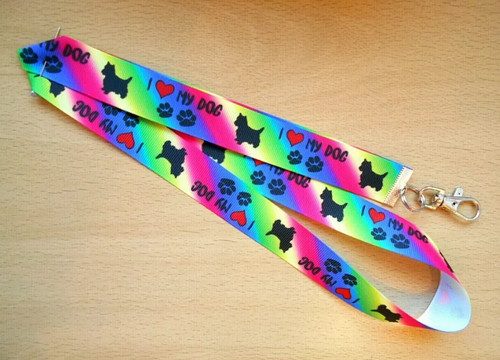 Westie dog lanyard - lanyard, whistle